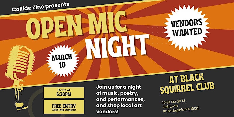 Open Mic and Market